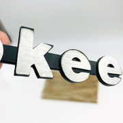 AMC Jeep 5452506 Nameplate Cherokee Emblem 4 Door OEM NOS 81-86 Open 6