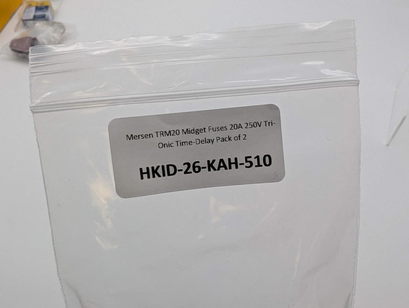 Mersen TRM20 Midget Fuses 20A 250V Tri-Onic Time-Delay Pack of 2