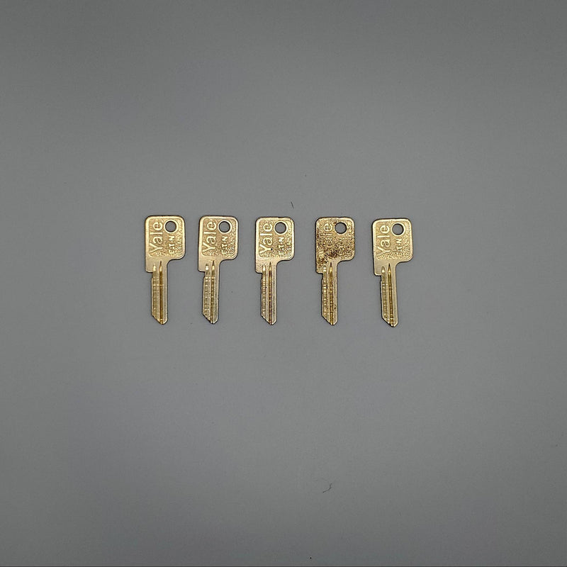 5x Yale EN13 Key Blanks JB Keyway Nickel Silver 5 Pin NOS 3