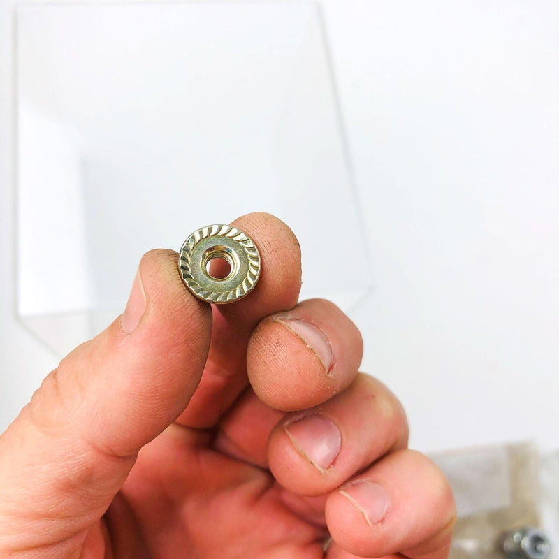 Snapper 90623 Hex Flange Lock Nut 10-24 OEM NOS Replaced by 703917 Plated Brass 5