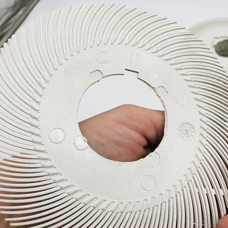 3M Scotch Brite 60457 Radial Bristle Brush Replacement Discs 6in w/ Keyways 40PK 6