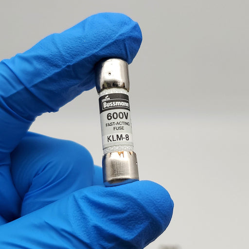 Bussmann KLM-8 Fuses 8A 600V Fast Acting Limitron Melamine Pack of 5 2