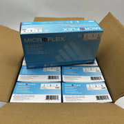 Microflex V243 Disposable Glove Large Lightly Powdered Vinyl 4 Mil Clear 1000/Ca 11