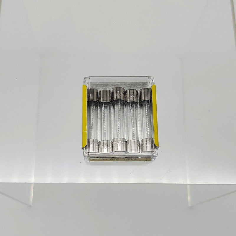 Bussmann MDL-3/8-R Fuses 0.375A 250V Slow Blow Time Delay Glass Pack of 5 2