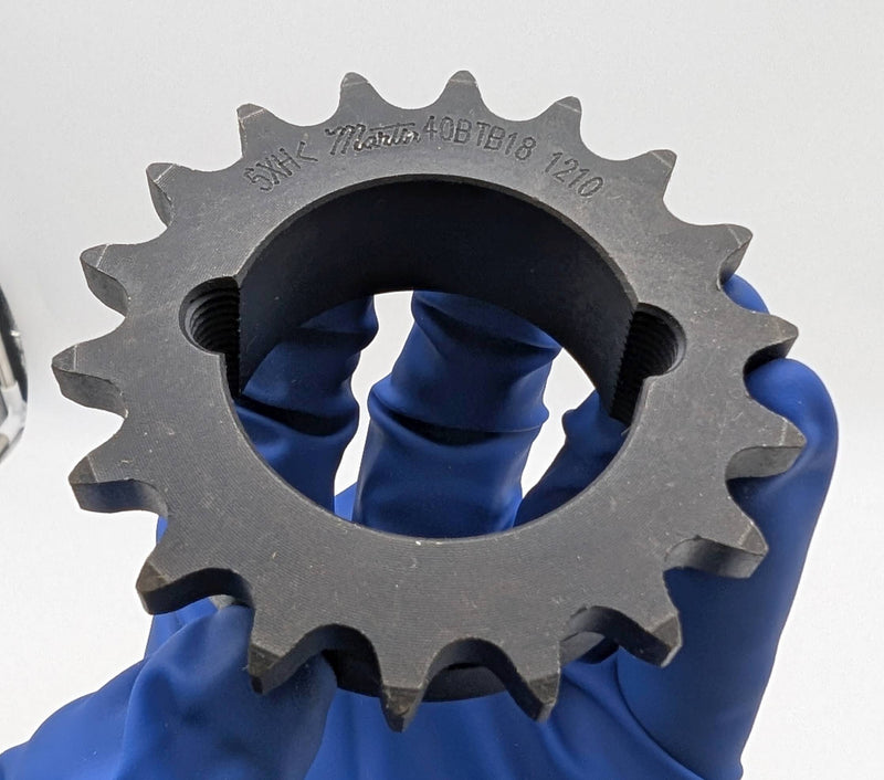 Martin 40BTB18 1210 Roller Chain Sprocket 1210 Bore 18 Teeth 1/2" Pitch 1