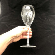1ct Waterford Crystal Wine Goblet John Rocha 9-7/8" Signed Signature 100489 9