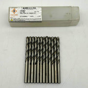 12pk Cle-Line C62851 Jobber Length Drill 1898 5.3mm General Purpose HSS Bright 1