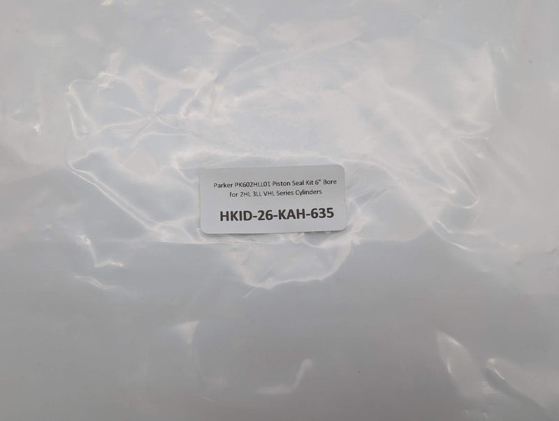Parker PK602HLL01 Piston Seal Kit 6" Bore for 2HL 3LL VHL Series Cylinders