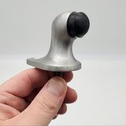 Glynn Johnson Door Stop & Bumper Satin Aluminum Finish No FB 18 USA Made NOS 1