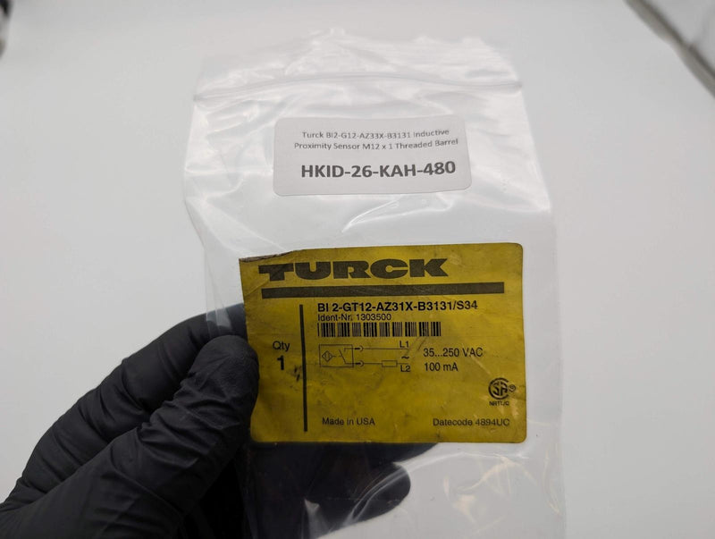Turck BI2-G12-AZ33X-B3131 Inductive Proximity Sensor M12 x 1 Threaded Barrel