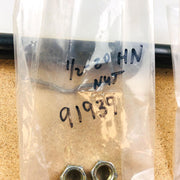 Snapper 91939 Hex Jam Nut 1/2-20 OEM NOS Replaced by 7091939YP Plated Brass 7