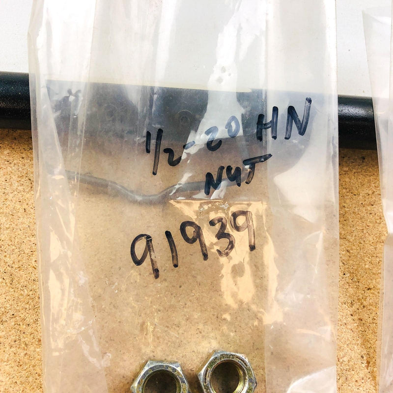 Snapper 91939 Hex Jam Nut 1/2-20 OEM NOS Replaced by 7091939YP Plated Brass 7