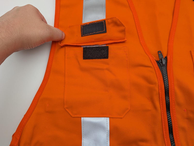 National Safety Apparel Electrician Vest Large Arc & Fire Resistant 4 Pocket 4