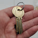 Yale 1802 Lock Cylinder Satin Chrome LA Keyway 6 Pin 0 Bitted Key in Knob 5