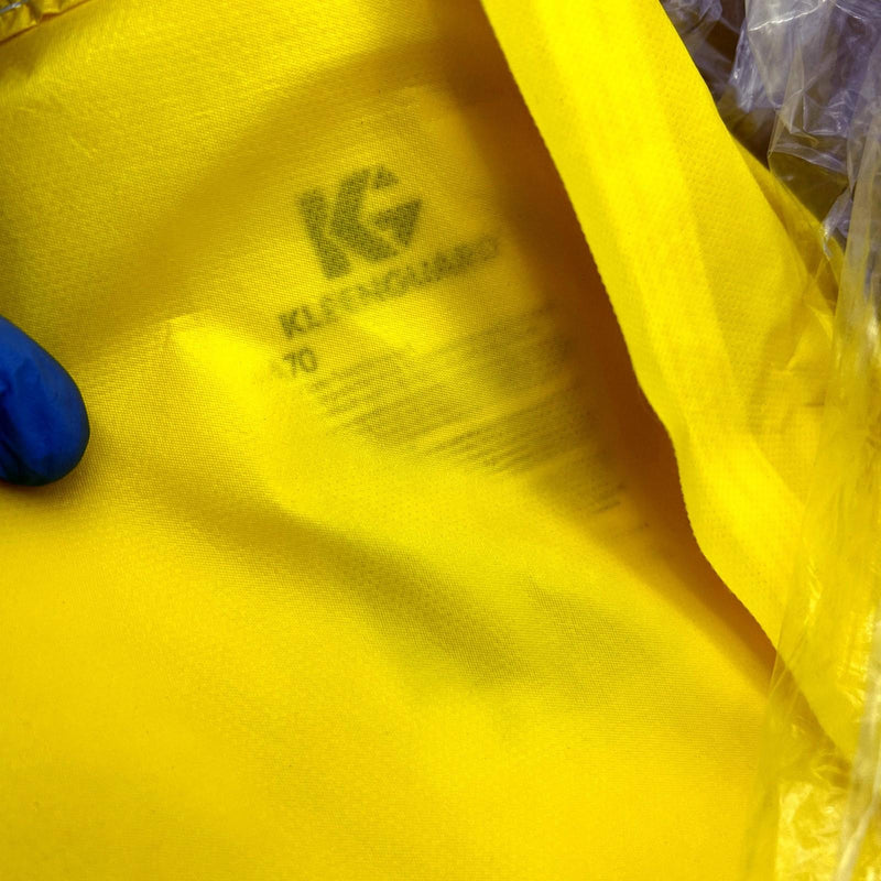 Kleenguard 09818 Coverall A70 Sz 5XL Yellow Chemical Spray Protection 11pk/Case