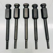 5pk Apex AN-4MM Socket Head Hex Power Drive Bit 7/16in Shank 4MM Metric 1