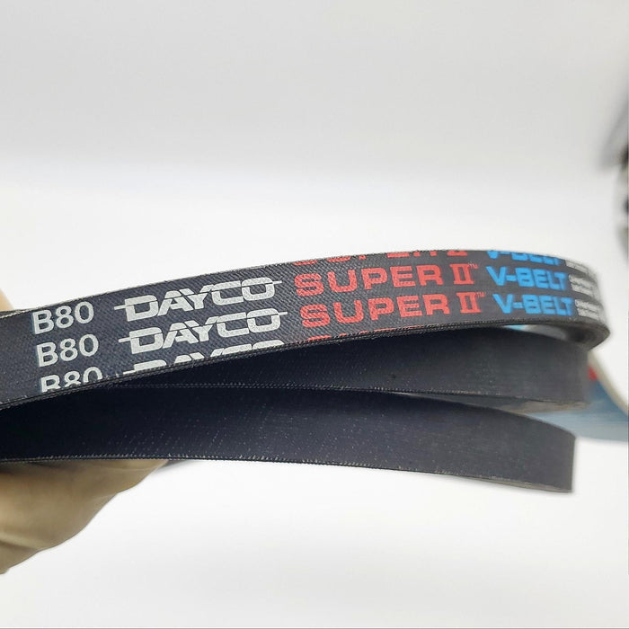 Dayco B80 Belt Super II 21/32" Wide 83" Length 13/32" Thick B Section 2