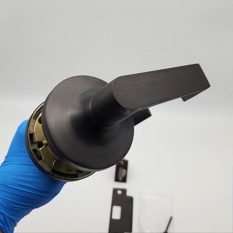 Yale Door Lever Passage Latch Oiled Bronze 2-3/4" Backset AU 5401LN US10B 1