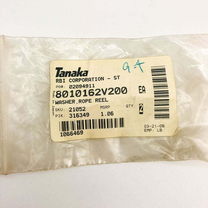 Tanaka 8010162V200 Washer for Rope Reel OEM New Old Stock NOS 4