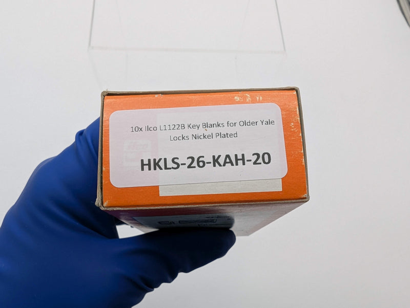 10x Ilco L1122B Key Blanks for Older Yale Locks Nickel Plated 4