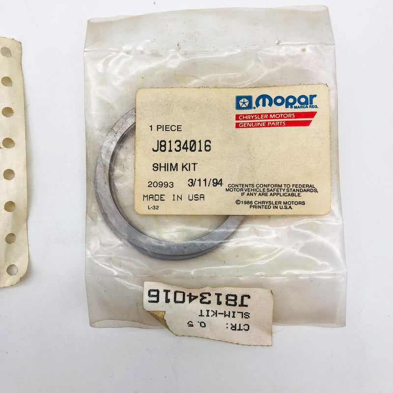 Mopar J8134016 Shim Kit for Gear Train T4 T5 OEM NOS 1981-1986 Jeep Sealed 6