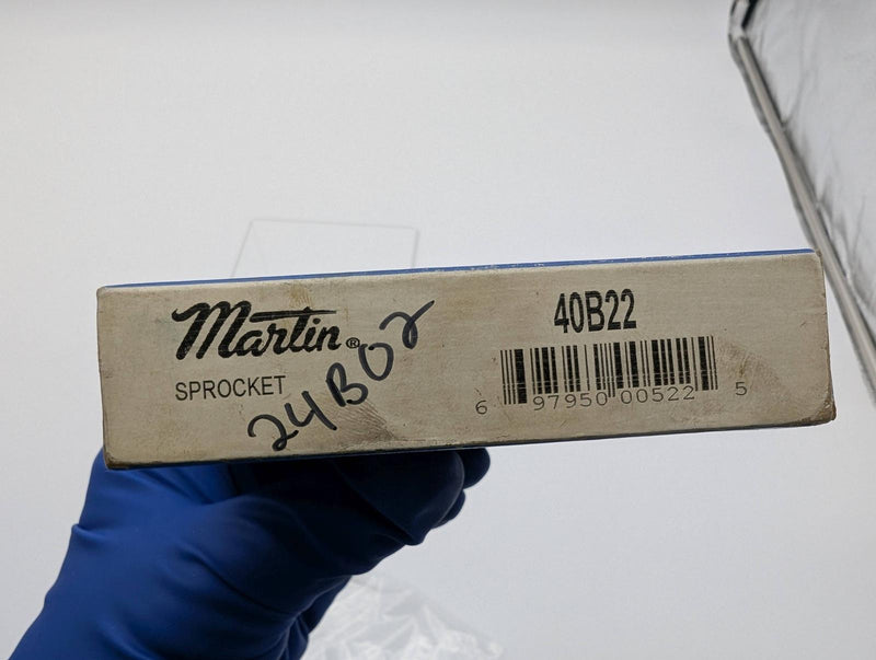 Martin 40B22 Roller Chain Sprocket 5/8" Bore 17 Teeth 5/8" Teeth 4