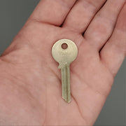 5x Yale RN12 JD Key Blanks JD Keyway Nickel Silver 6 Pin NOS 1