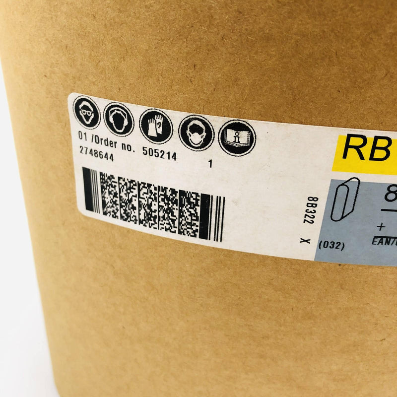 Hermes RB 377 YX Wide Cloth Sanding Belt 8" x 60" 150 Grit SC32 Pack of 10 2