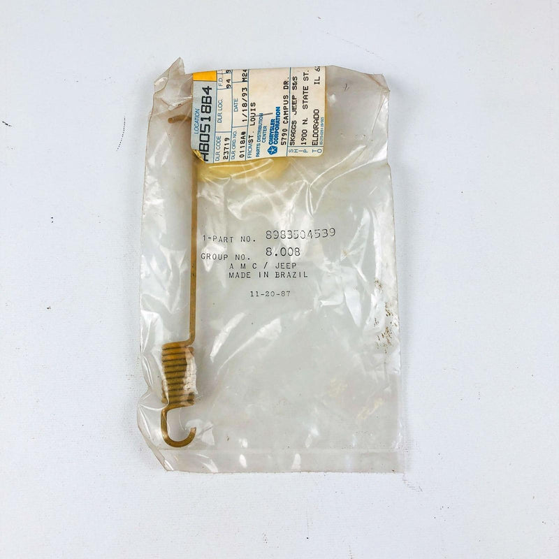 Mopar 83504539 Spring Rear Brake Drum OEM NOS 1990 1992 Dodge Monaco AMC 8.008 7