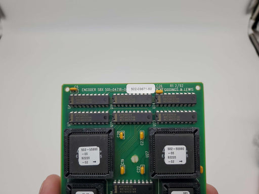 Giddings & Lewis 502-03671-50 Encoder SBX PC Board R1 for 8000 Series CNC 2
