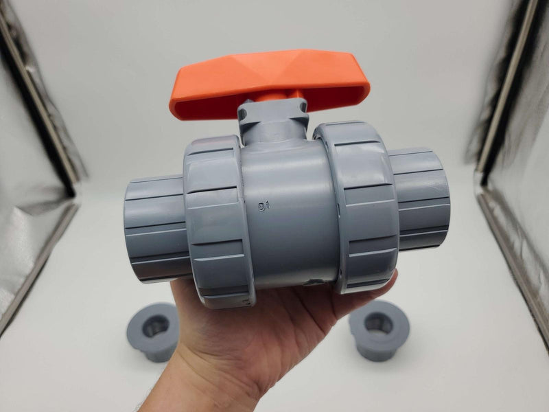 Hayward 1-1/2" Ball Valve CPVC FPM Seals TB250ST 250 PSI 3