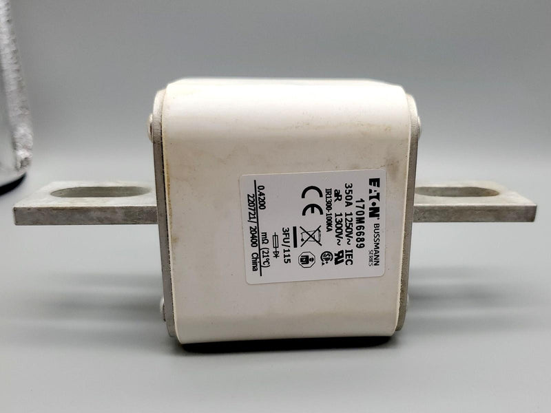 Bussmann 170M6689 Square Body Blade Fuse 350A 1250V Stud Mount 5