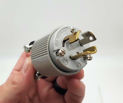 Arrow Hart 4771 Locking Plug 15A 227V 2 Pole 3 Wire 1/4" to .656" Dia Cord 1