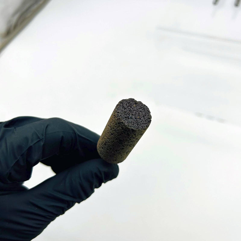 Modern Abrasives 22080 Mounted Point 3/4 x 1-1/2 Resin 1/4 Shank Medium AO 4pk 4