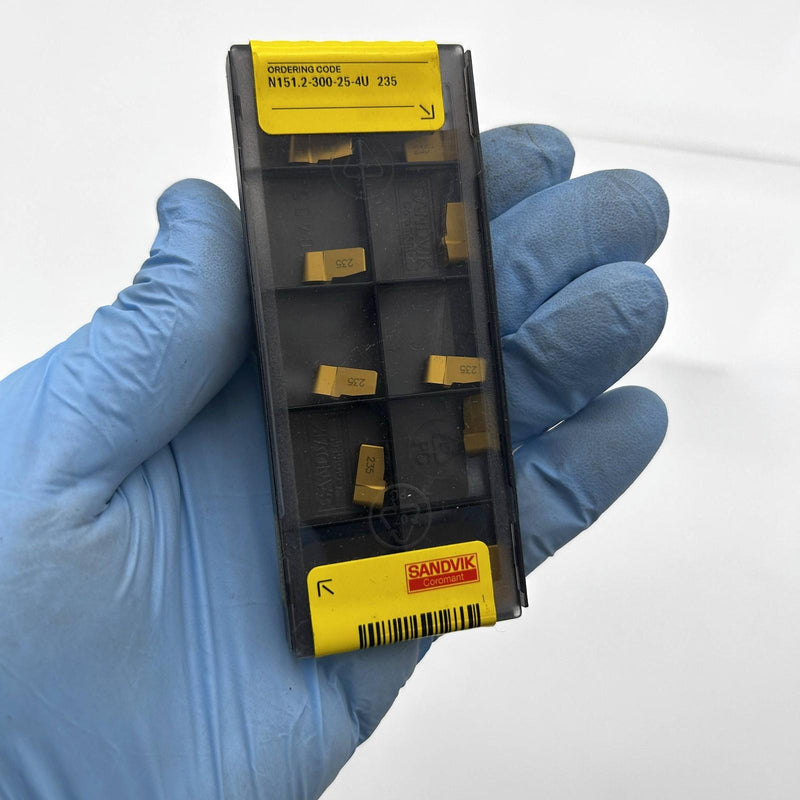 Sandvik N151.2-300-25-4U 235 Grooving Insert Carbide Series T-Max Q-Cut 10pk 5