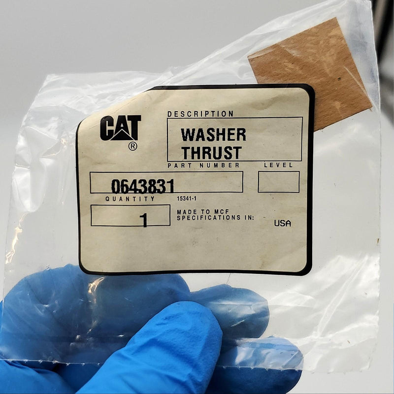 Caterpillar 643831 Washer Thrust CAT Heavy Equipment Super CT0643831 OEM 4