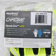 HexArmor 4033-M Mechanics Work Gloves Size Medium Chrome Hi-Vis Slipfit 1 Pair 2