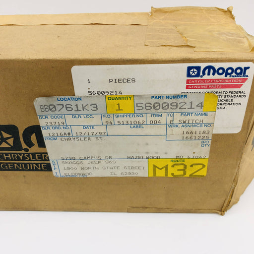Mopar 56009214 Switch for Headlights OEM New Old Stock NOS Open 2