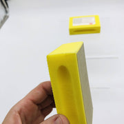 3M 80099 Diamond Hand Lap 2-1/4 x 3-3/4 M40 Mic 6200J Flexible Yellow 2pk 5