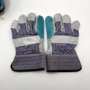 PIP 84-7533J Leather Gloves Large Double Palm Gunn Cut Wing Thumb 12 Pairs 4