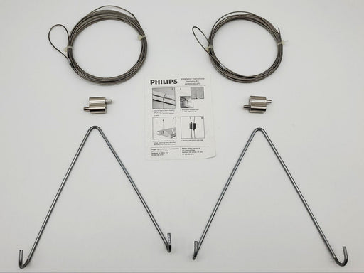 Light Fixture Hanging Kit 16ft Cables Vhooks Loop Grippers Philips 443580493270 1