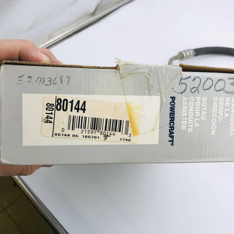 Powercraft 80144 Power Steering Pressure Hose for 87-90 Jeep Wrangler 52003687 3