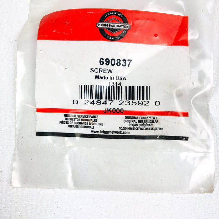 Briggs and Stratton 690837 Screw Hex Head OEM NOS USA Made Sealed 5