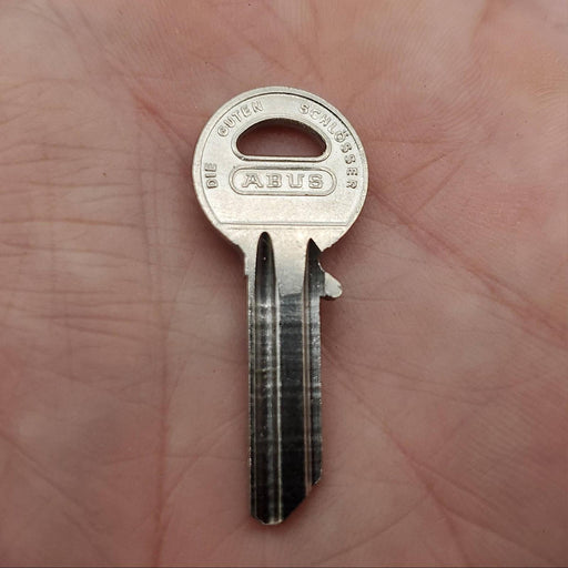 5x Abus 85/30 KBR Padlock Key Blanks #90410 Nickel Plated 4 Pin Right Handed 1