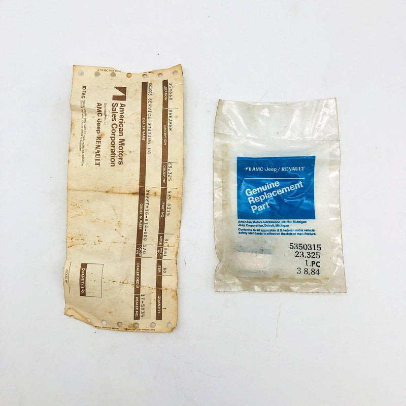 AMC Jeep 5350315 Breaker for Tailgate Electric Operated Window Regulator Harness 12