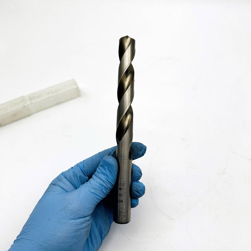 Cle-Line C62926 Jobber Length Drill Bit 1898 17.0MM General Purpose Bright HSS