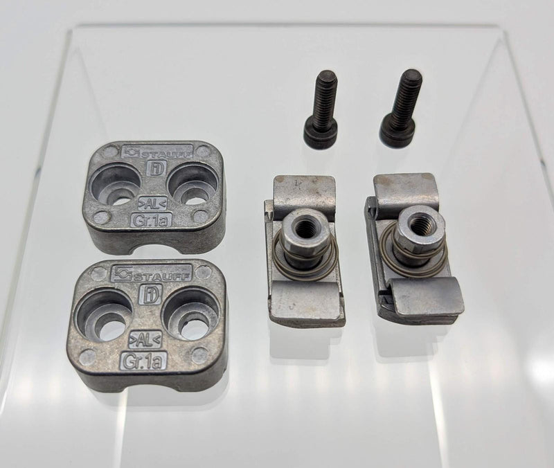 Stauff CRA-112A-AL-IS-M-W3-K Clamp Kit w/ Channel Rail Adaptor 12mm Body Size 1