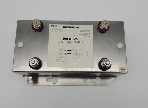 Roxburgh MDF25 Single Phase Motor Drive Line Filter 25A 250V Flange Mount 2