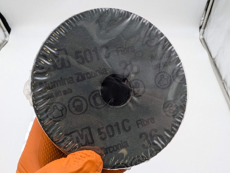 3M 50413 Sanding Discs 36 Grit 4-1/2" Dia 7/8" Arbor Alumina Zirconia 25 Pack 2