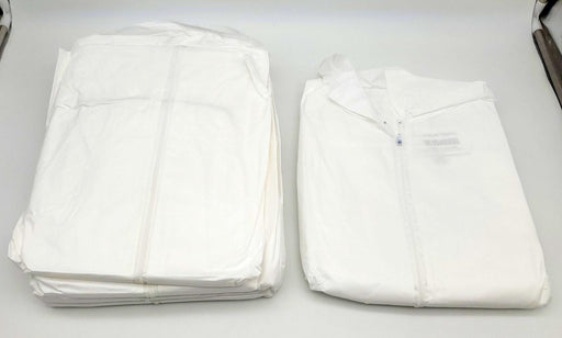 Microporous XXL Coveralls Zipper Front Elastic Cuffs SpecFit VL1540XXL Pack of 5 1